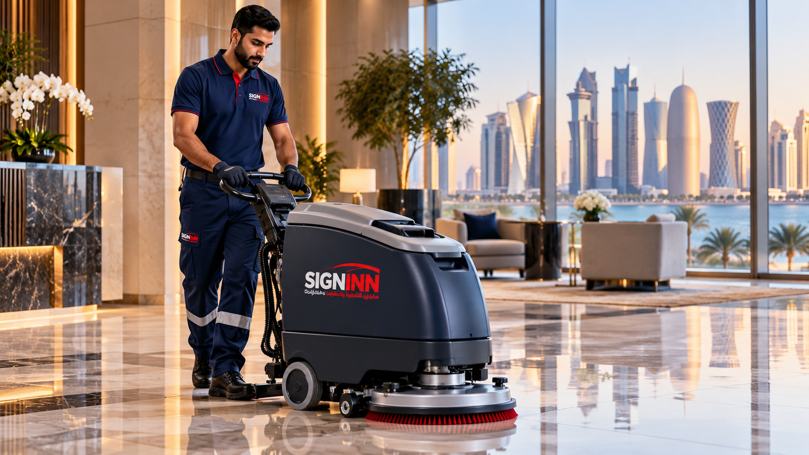 SIGN INN facility management and maintenance services